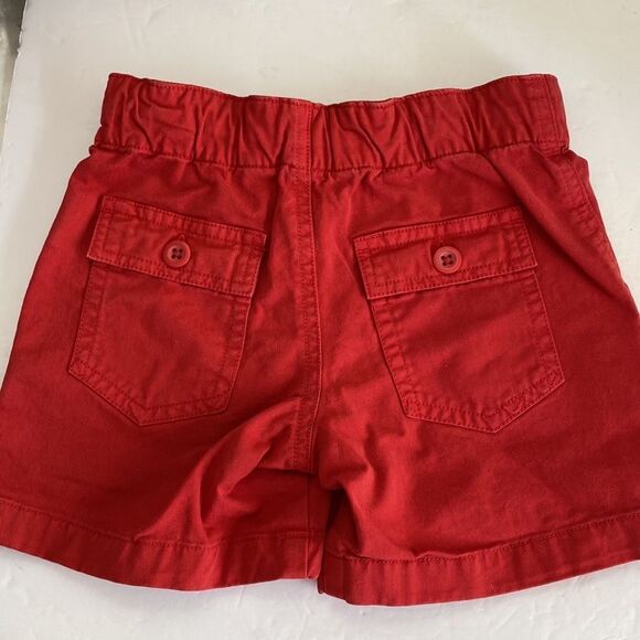 Polo children’s red drawstring zipper button pockets 97% cotton 3% elastane  new - Picture 3 of 5